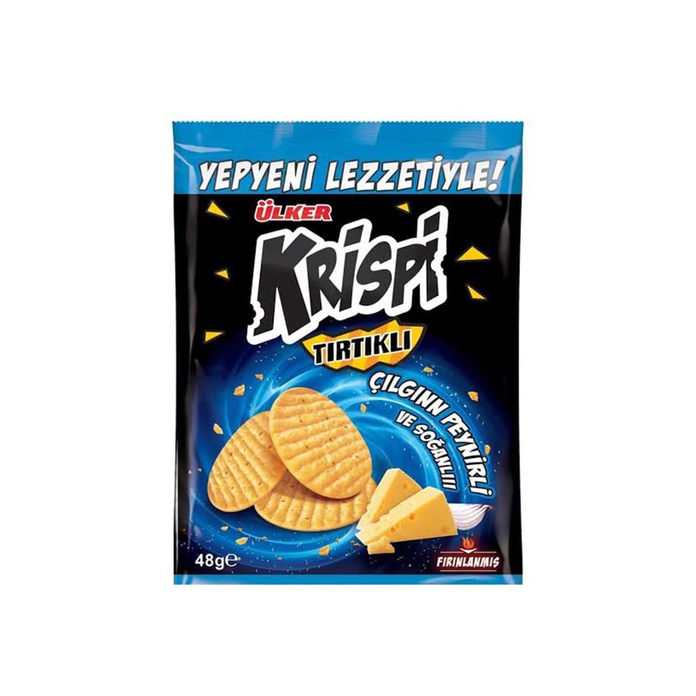 Ülker Krispi Tırtıklı Kraker Peynir&soğan 48 Gr