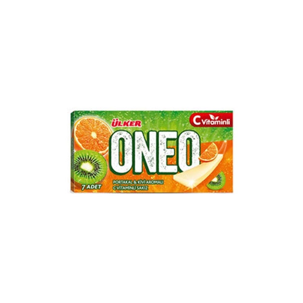 Ülker Oneo Sakız 14 Gr Portakal Kivi Aromalı