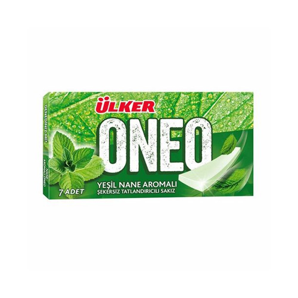 Ülker Oneo Sakız 14 Gr Yeşil Nane