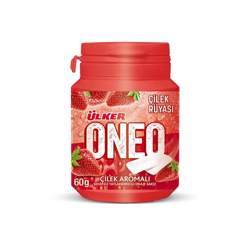 Ülker Oneo Sakız 60 Gr Draje Çilekli