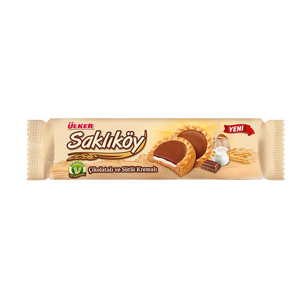 Ülker Saklıköy 100 Gr Çikolatalı Ve Sütlü Kremalı