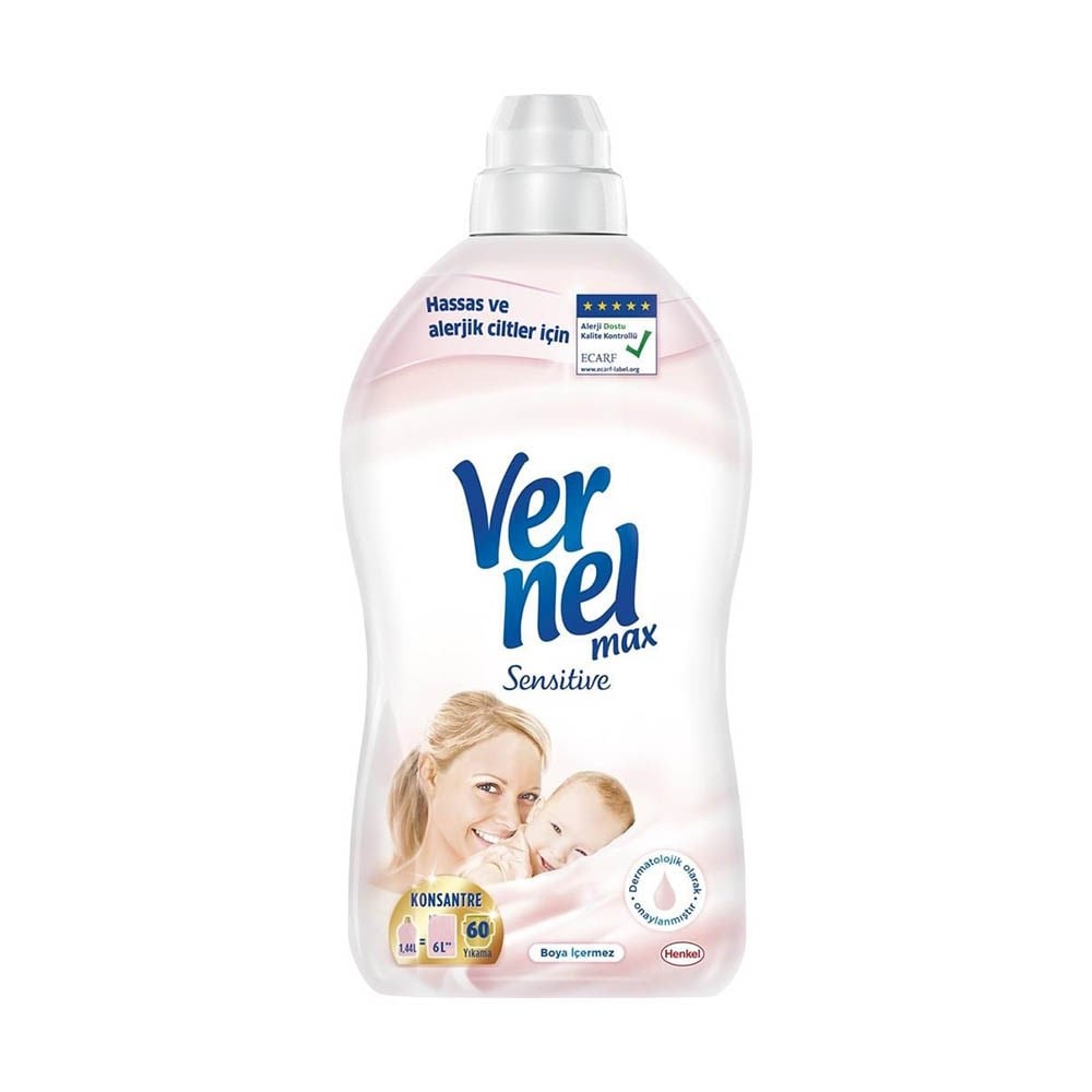 Vernel Max 1,44 Lt 60 Yıkama Sensitive