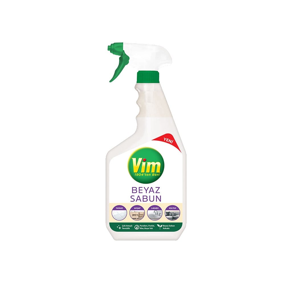 Vim Sprey 750 Ml Yüzey Temizleyici Beyaz Sabun