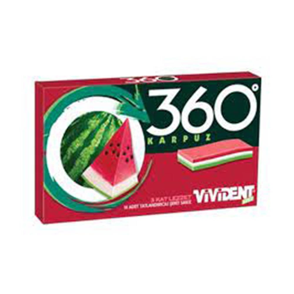 Vivident Sakız Cüzdan 33 Gr 360 Karpuz