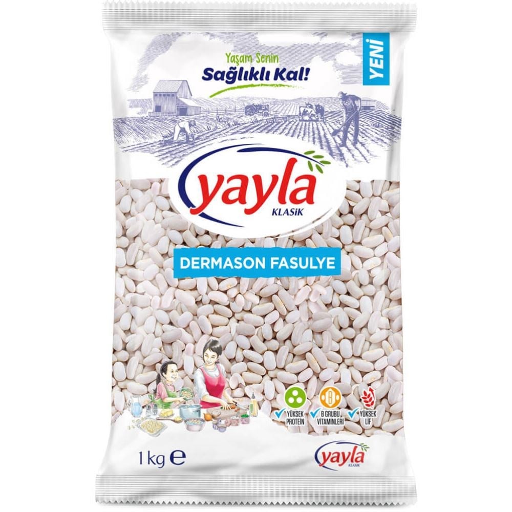 Yayla Fasulye 1 Kg Dermasyon