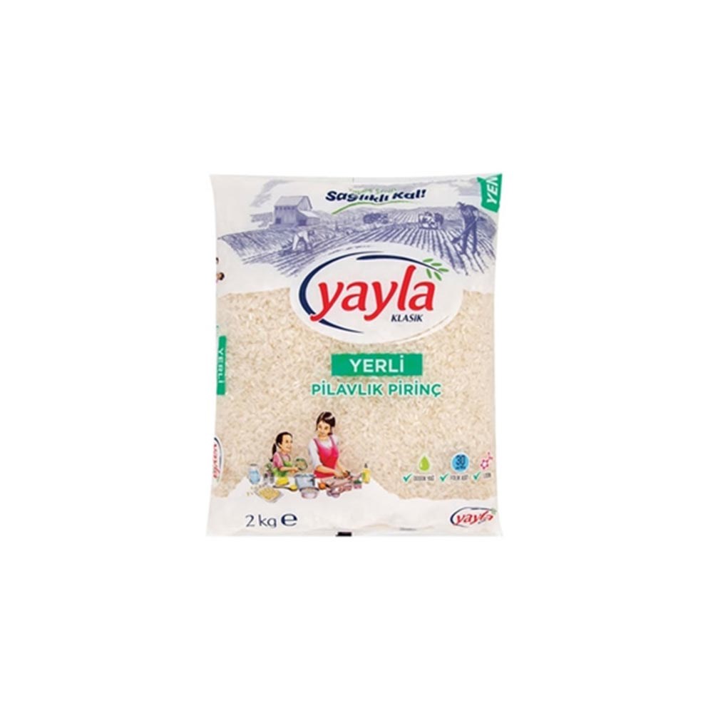 Yayla Pirinç 2 Kg Yerli Pilavlık