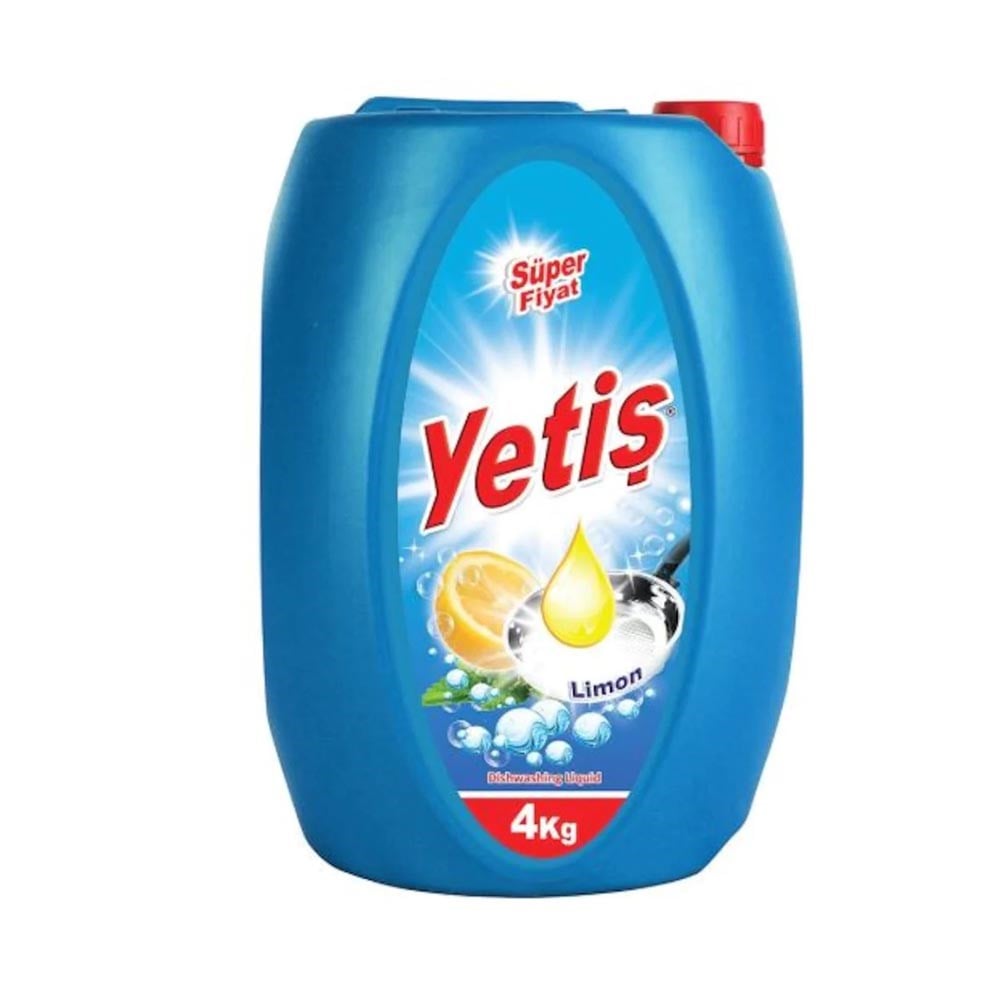 Yetiş Sıvı Bulaşık Sabunu 4 Kg Limonlu