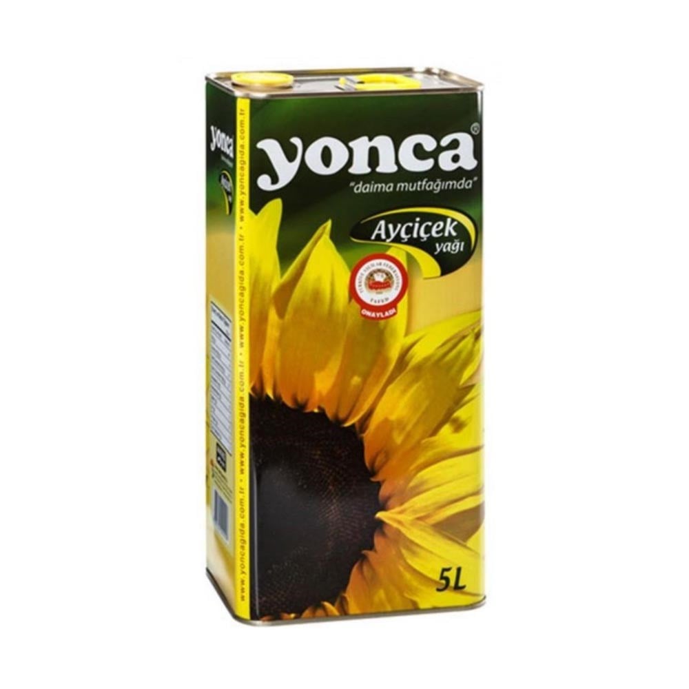 Yonca Ayçicek Yağı 5 Lt Teneke