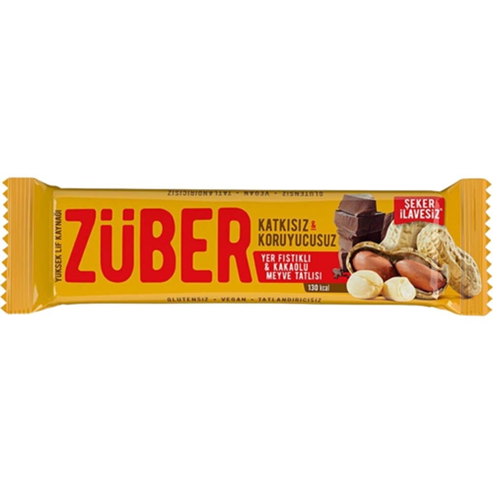 Züber Meyve Tatlısı 40 Gr Yer Fıs.kakaolu