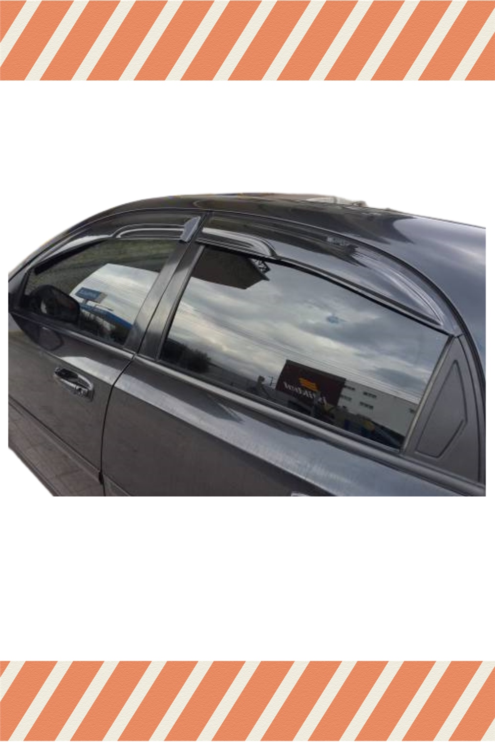  Chevrolet  Lacetti Hb Tüm  Modellerine Özel 4Lü Mügen Tip Cam Rüzgarlığı