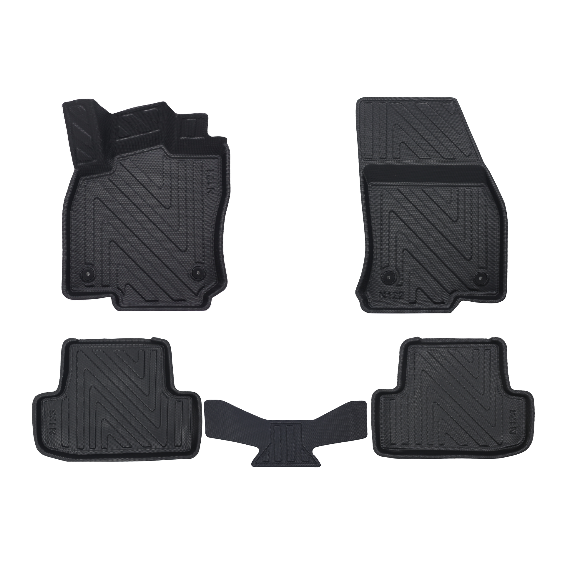 Volkswagen T-Roc 2017 ve Sonrası Premium Havuzlu Oto Paspas