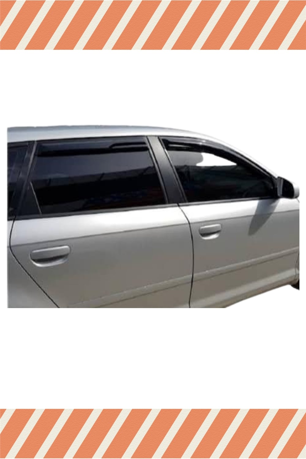 Audi A3 Hb 2003-2013  Modellerine Özel 4Lü Mügen  Cam Rüzgarlığı