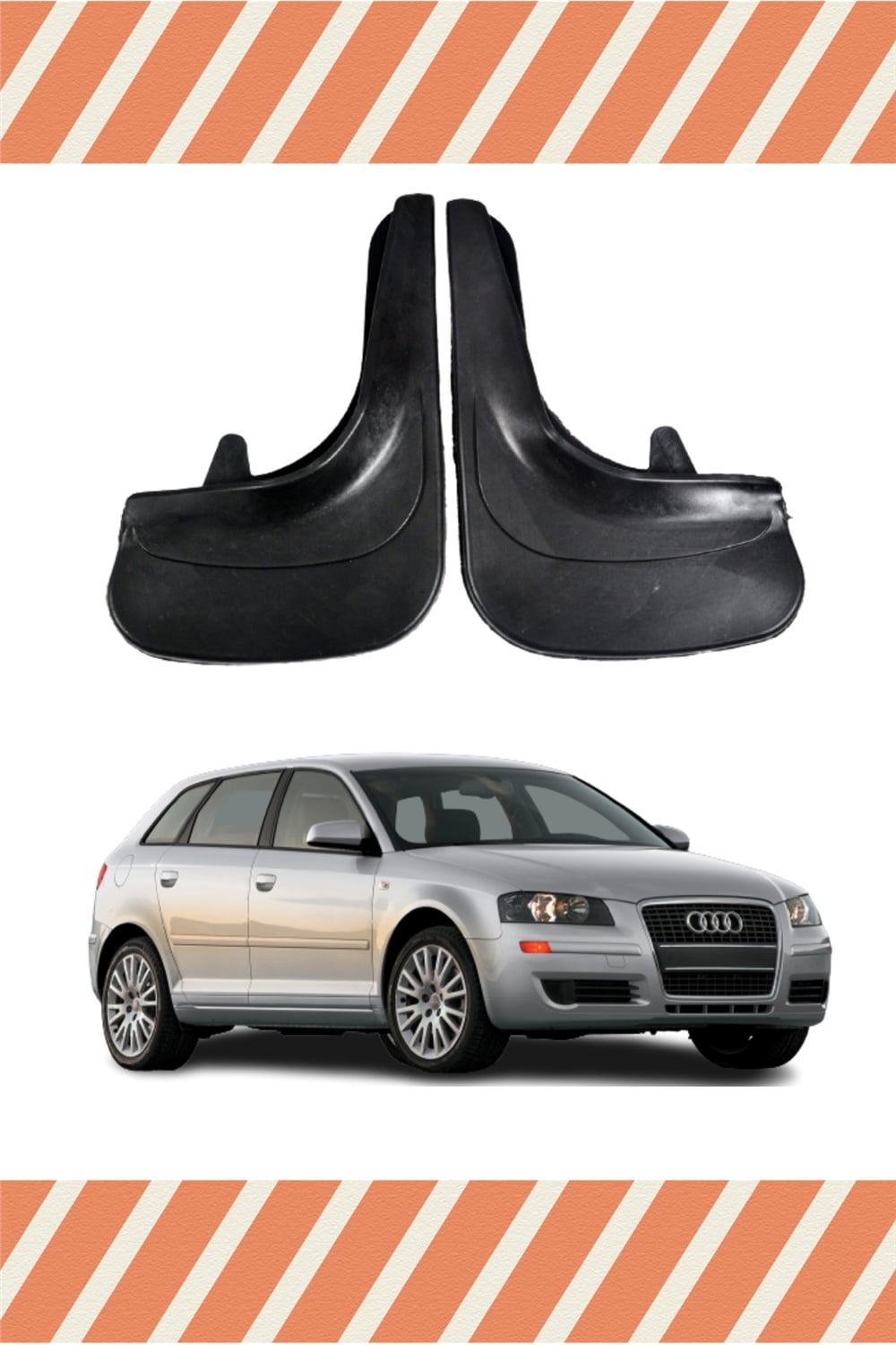 Audi A3 Uyumlu 2Li Tozluk Çamurluk Paçalık