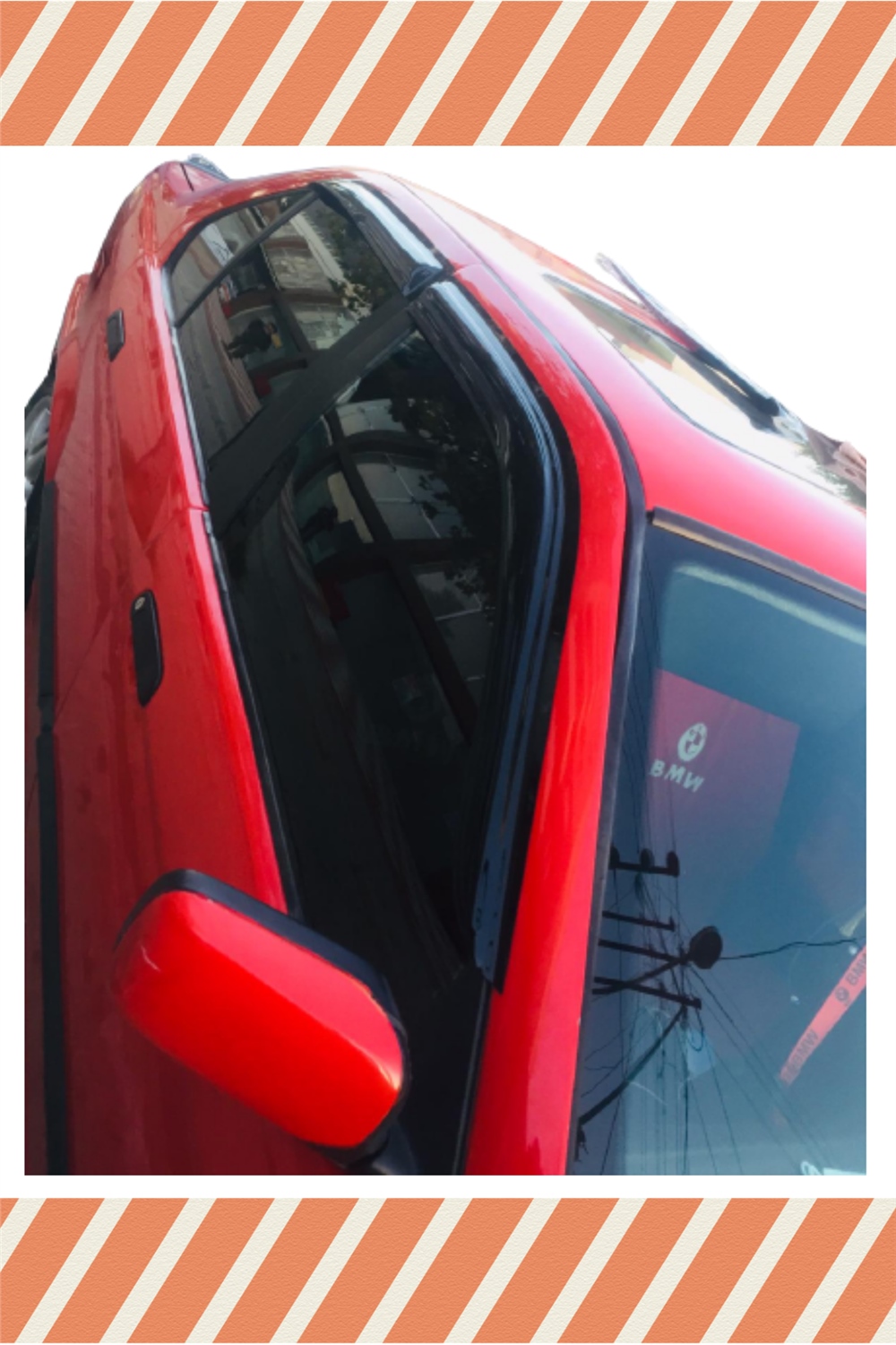 Bmw E36 1990-2000 Modellerine Özel 4Lü Mügen  Cam Rüzgarlığı