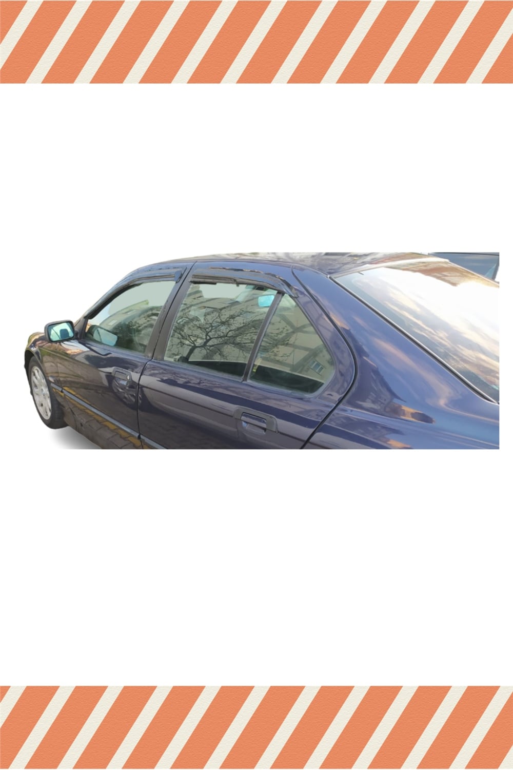 Bmw E36 1990-2000 Modellerine Özel 4Lü Mügen  Cam Rüzgarlığı