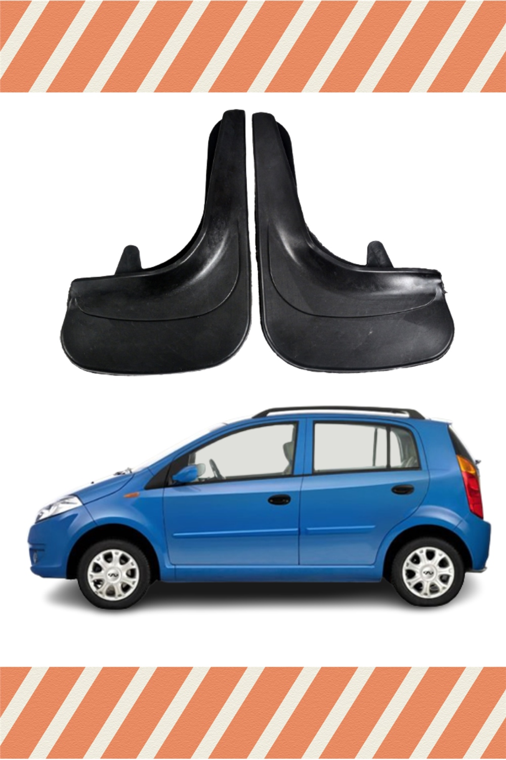 Chery Kimo Uyumlu 2Li Tozluk Çamurluk Paçalık