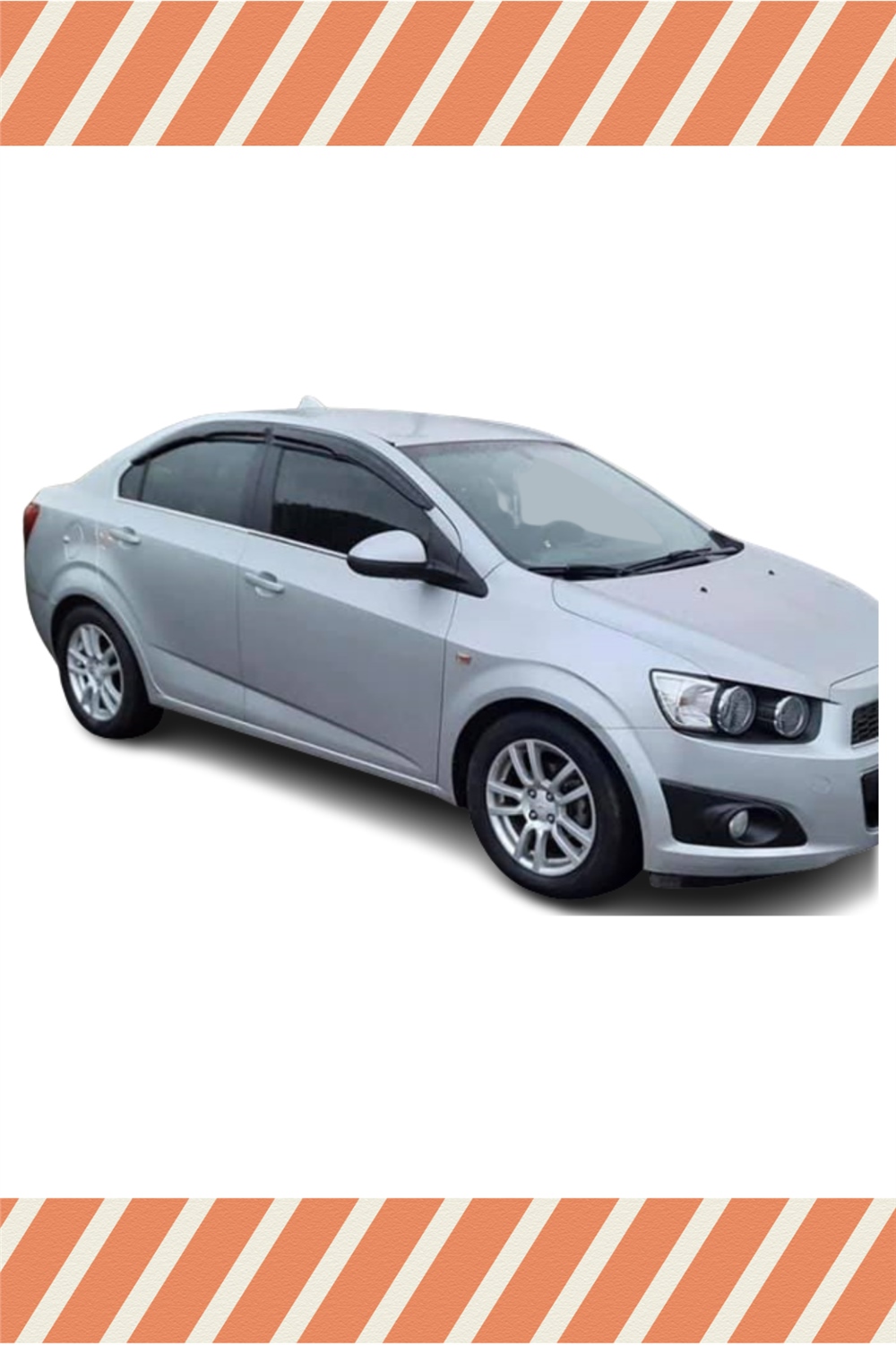 Chevrolet  Aveo  Sedan 2006-2010 Modellerine Özel 4Lü Mügen  Cam Rüzgarlığı