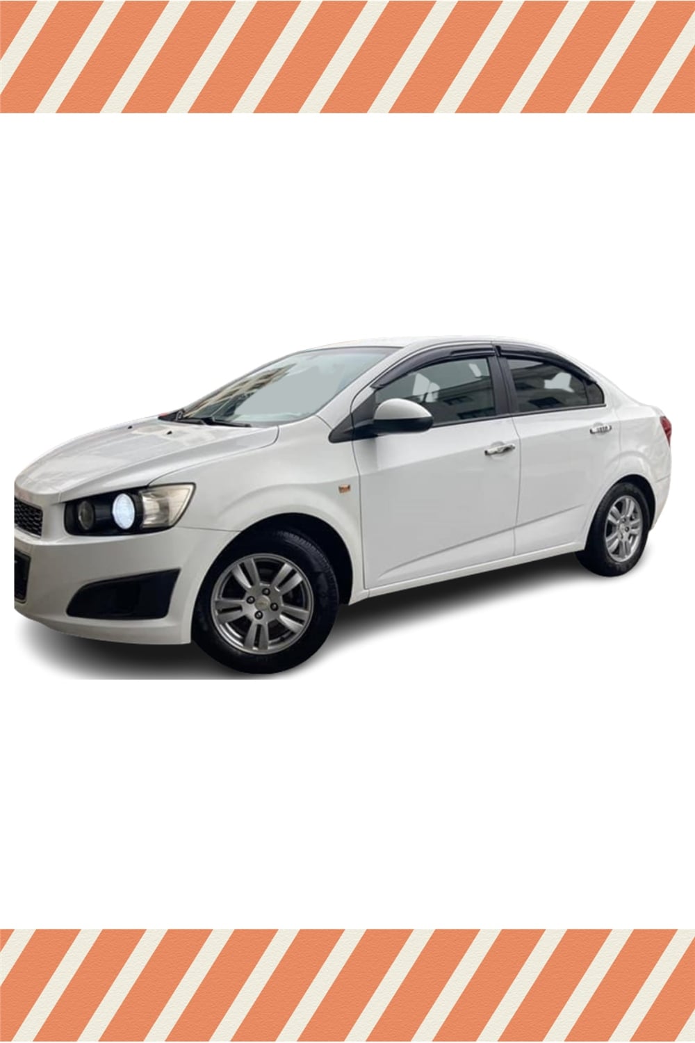 Chevrolet  Aveo  Sedan 2006-2010 Modellerine Özel 4Lü Mügen  Cam Rüzgarlığı