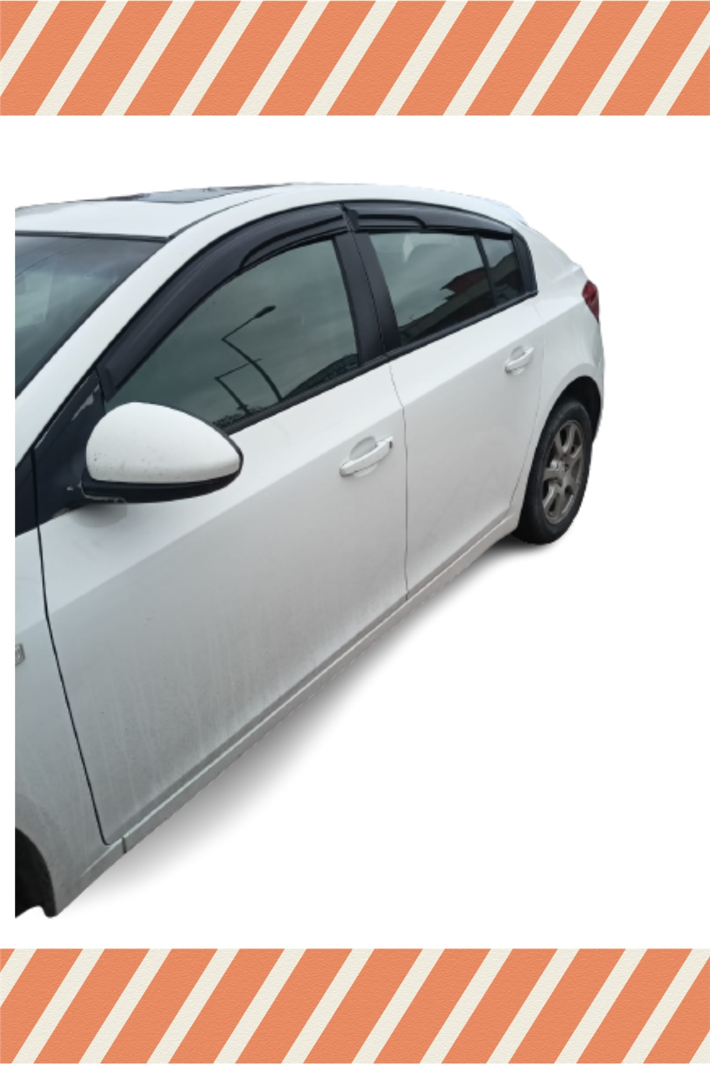 Chevrolet  Cruze  Hb Tüm  Modellerine Özel 4Lü Mügen  Cam Rüzgarlığı