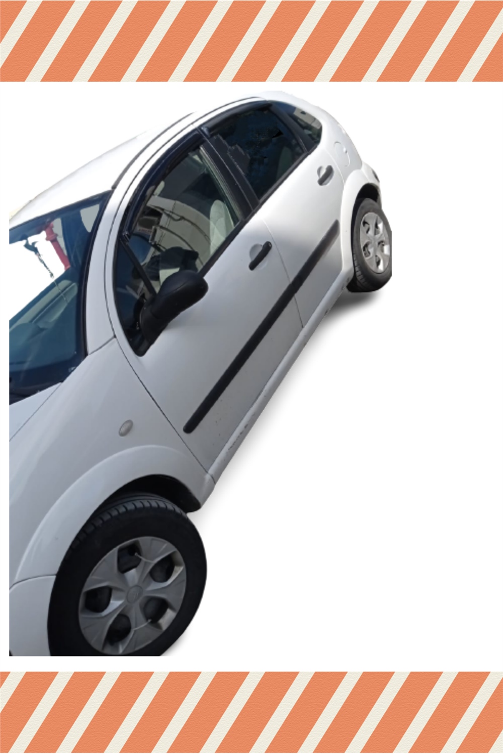 Citroen C-3 2002-2010 Modellerine Özel 4Lü Mügen Tip Cam Rüzgarlığı
