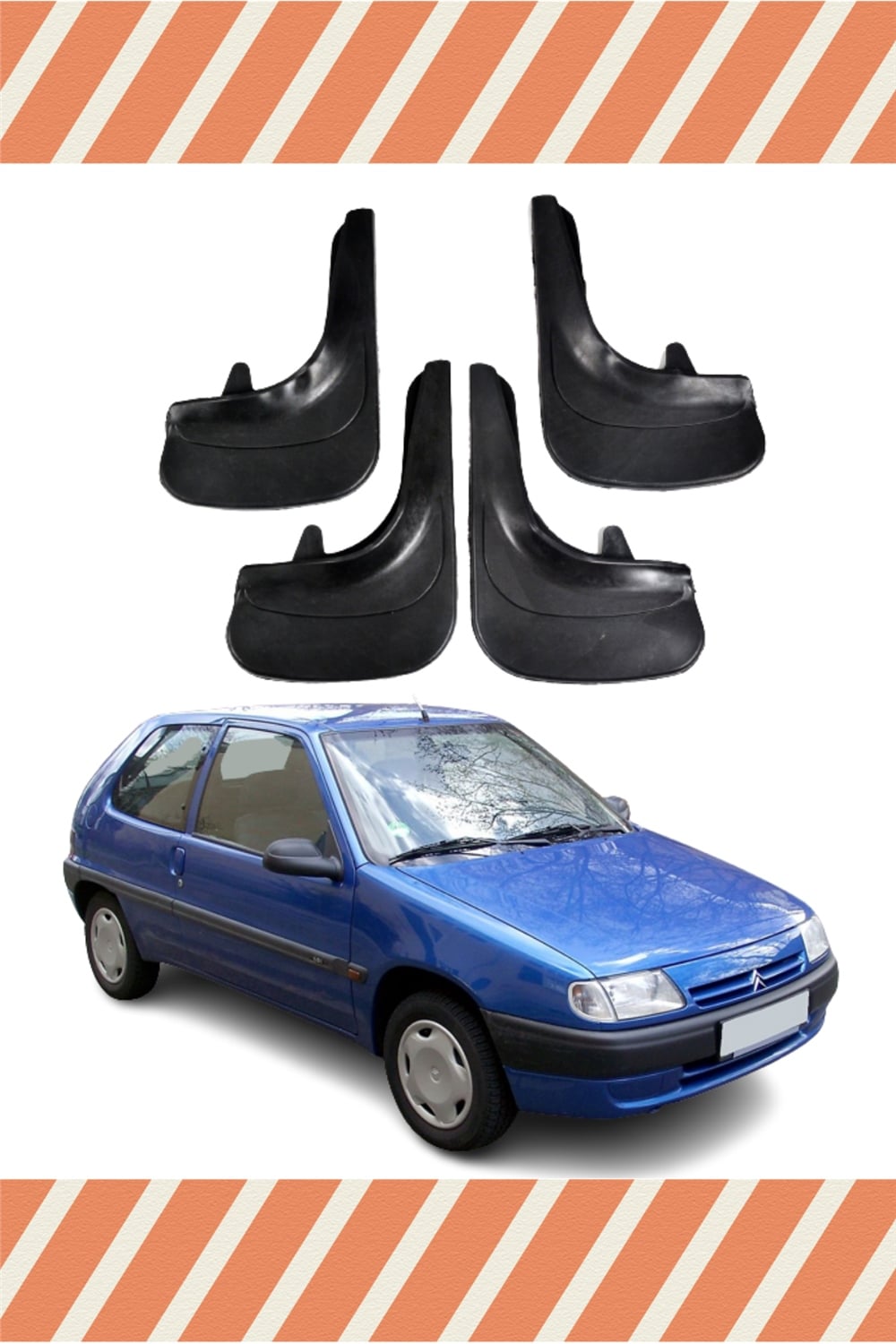 Citroen Saxo 4Lü Tozluk Çamurluk Paçalık
