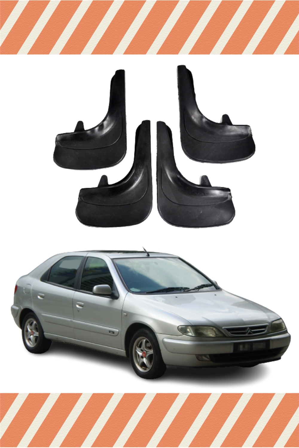Citroen Xsara 4Lü Tozluk Çamurluk Paçalık