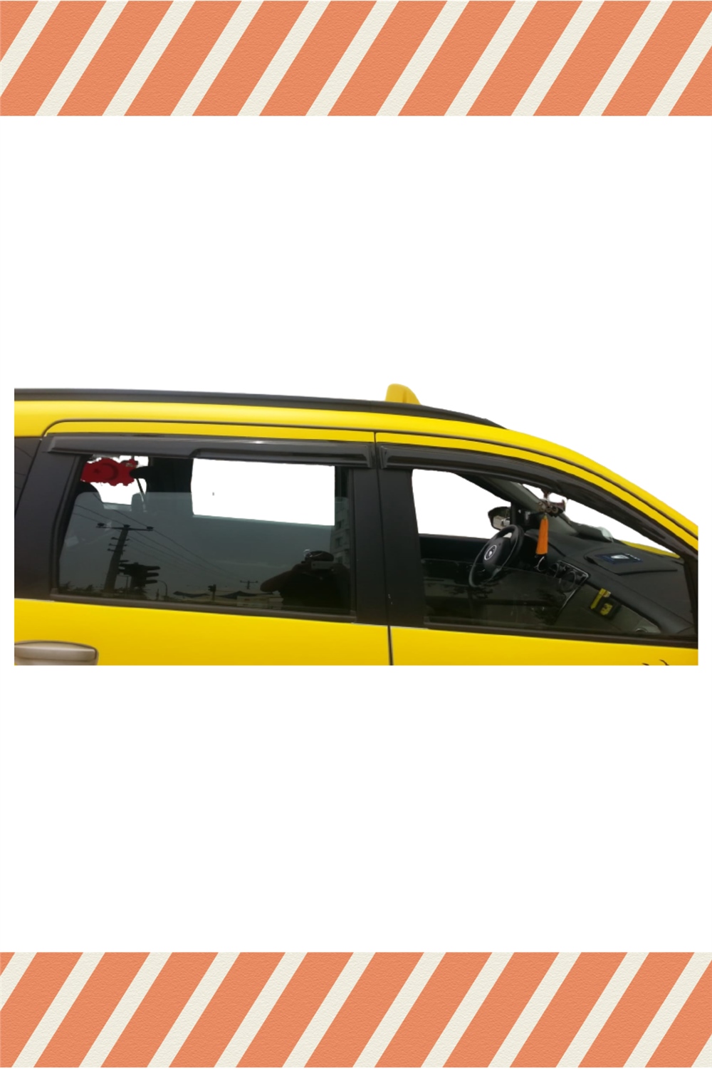 Dacıa Lodgy Tüm  Modellerine Özel 4Lü Mügen Tip Cam Rüzgarlığı