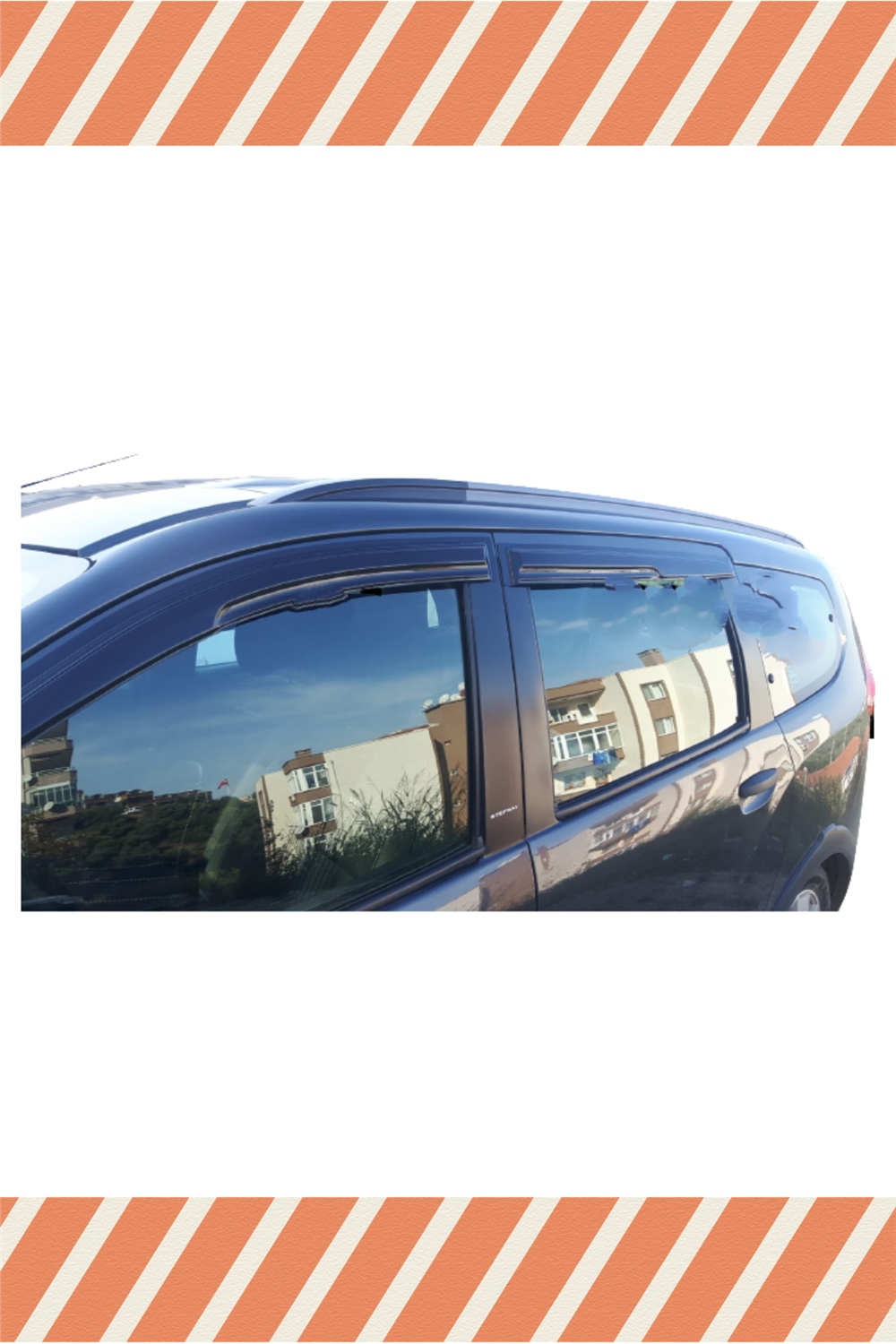 Dacıa Lodgy Tüm  Modellerine Özel 4Lü Mügen Tip Cam Rüzgarlığı