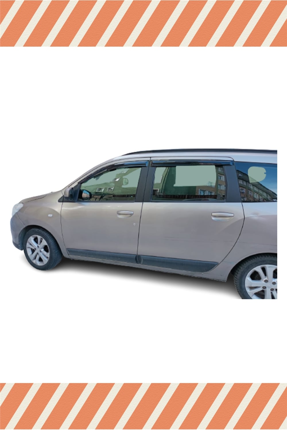 Dacıa Lodgy Tüm  Modellerine Özel 4Lü Mügen Tip Cam Rüzgarlığı