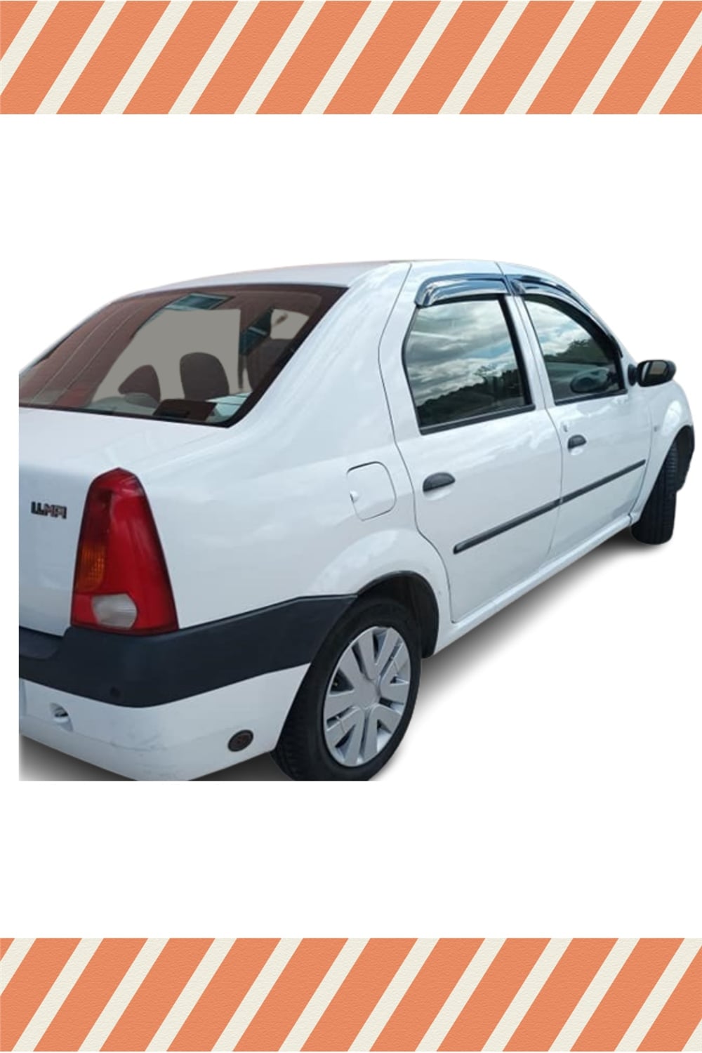 Dacıa  Logan Sedan 2004-2012 Modellerine Özel 4Lü Mügen Tip Cam Rüzgarlığı