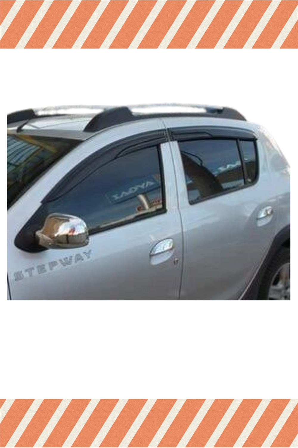 Dacıa Stepway 2013 -2020 Modellerine Özel 4Lü Mügen Tip Cam Rüzgarlığı