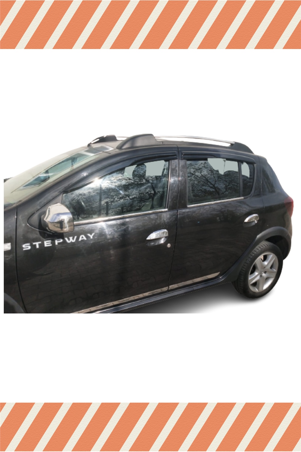 Dacıa Stepway 2013 -2020 Modellerine Özel 4Lü Mügen Tip Cam Rüzgarlığı