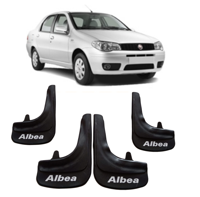 Fiat Albea Hb-Sedan Albea yazılı 4Lü Tozluk Çamurluk Paçalık 