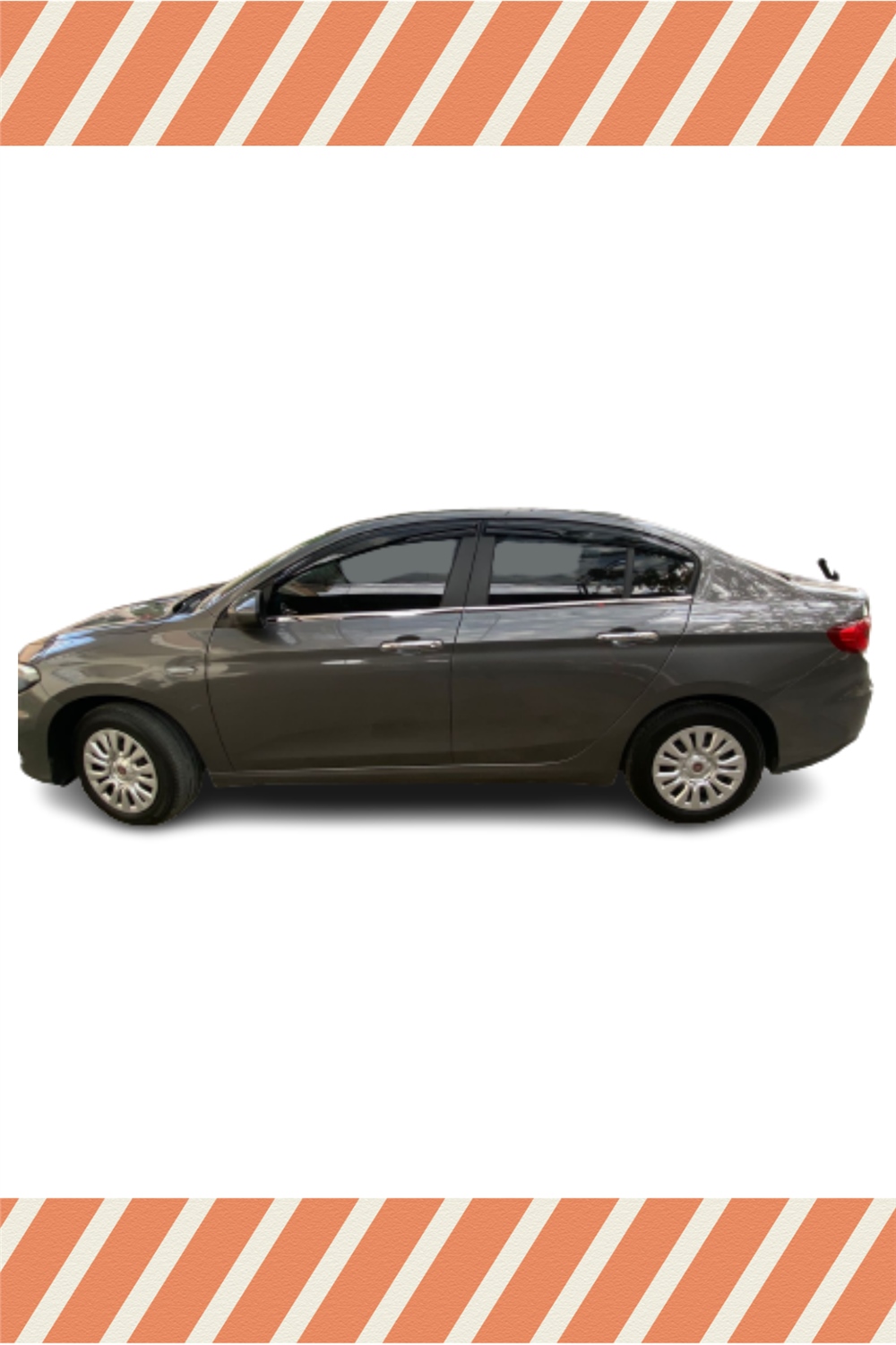 Fıat Egea Sedan Tüm  Modellerine Özel 4Lü Mügen Tip Cam Rüzgarlığı