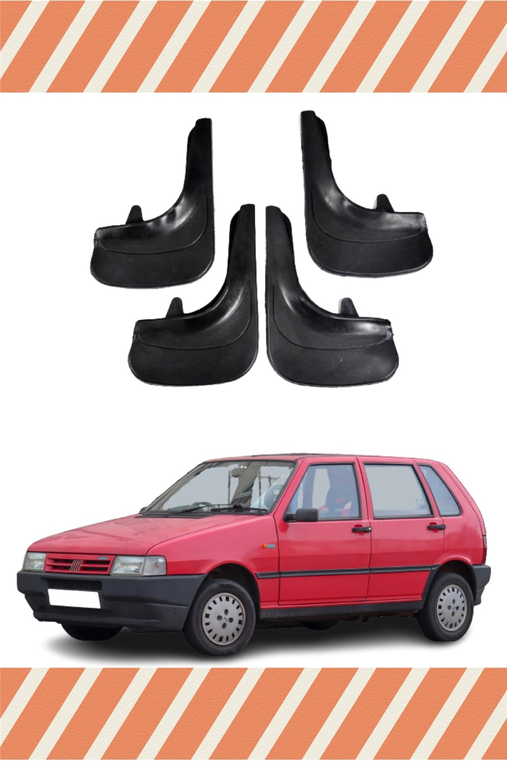 Fiat Uno 4Lü Tozluk Çamurluk Paçalık   