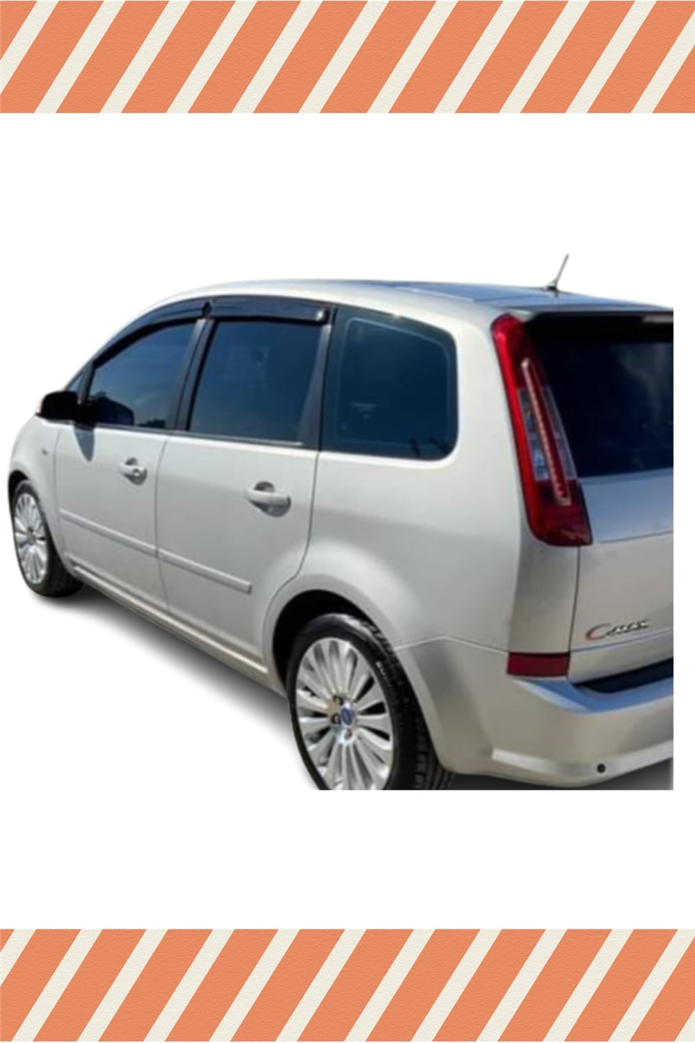 Ford C-Max 2003-2010 Modellerine Özel 4Lü Mügen Tip Cam Rüzgarlığı