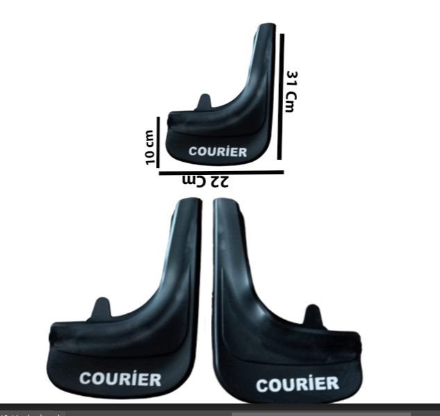 Ford Courier courier yazılı 2Li Tozluk Çamurluk Paçalık    