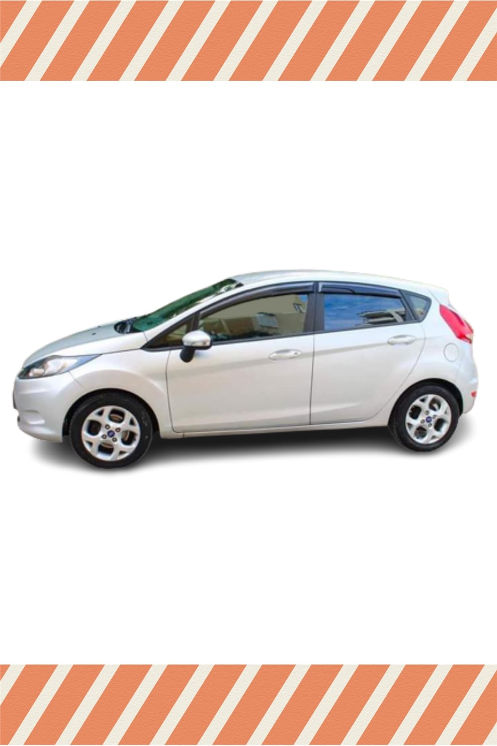 Ford Fiesta  2018 Ve Sonrası  Modellerine Özel 4Lü Mügen Tip Cam Rüzgarlığı