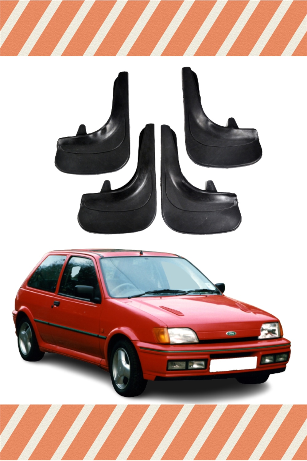 Ford Fiesta 2990-2002 4Lü Tozluk Çamurluk Paçalık    