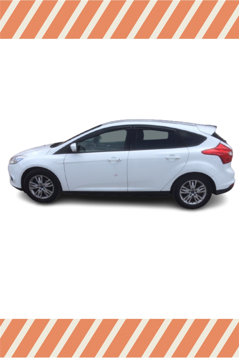 Ford Focus 3  Hb  2011-2015
 Modellerine Özel 4’Lü Mügen Tip Cam Rüzgarlığı