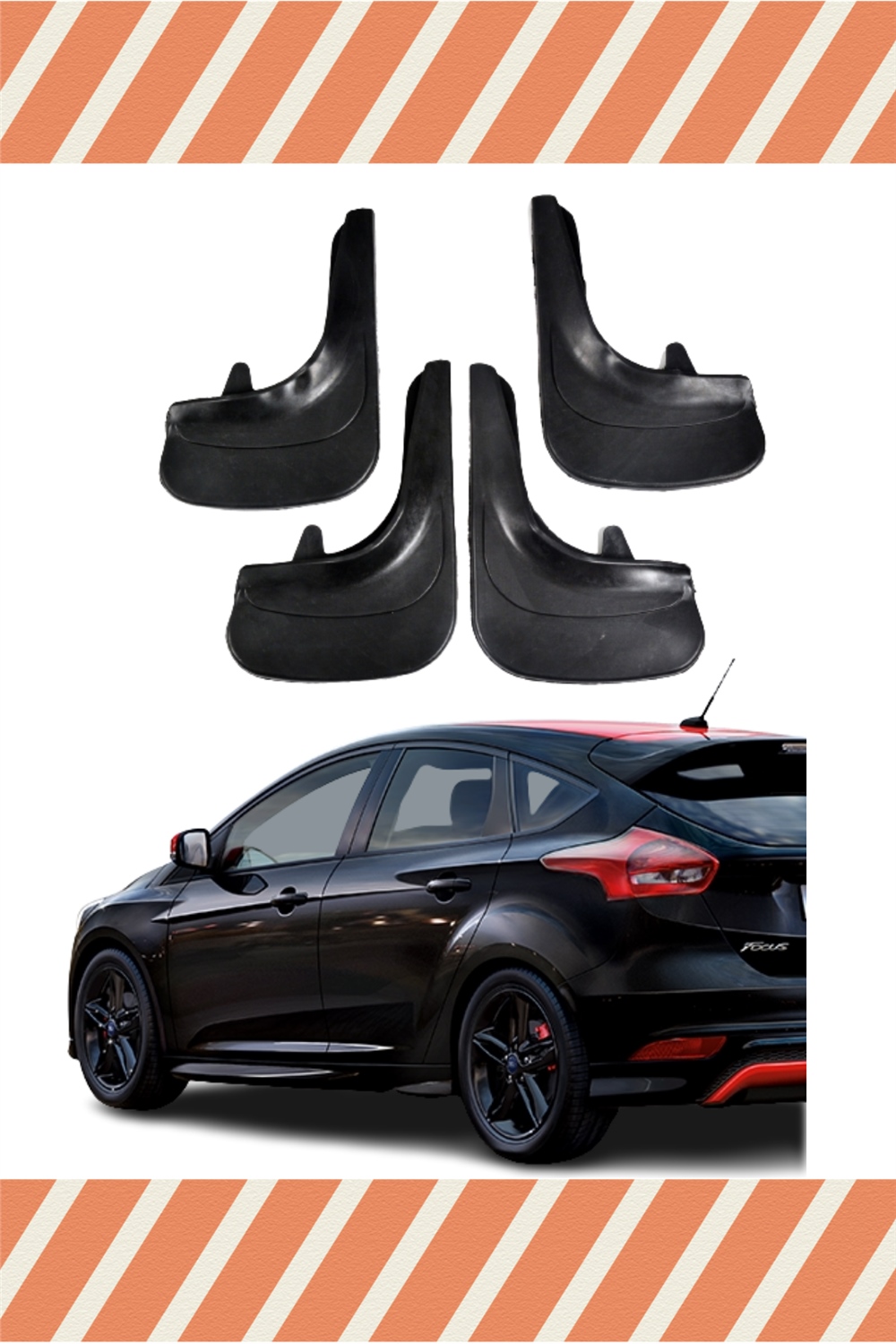 Ford Focus 4 Hb 2015-2018 4Lü Tozluk Çamurluk Paçalık      