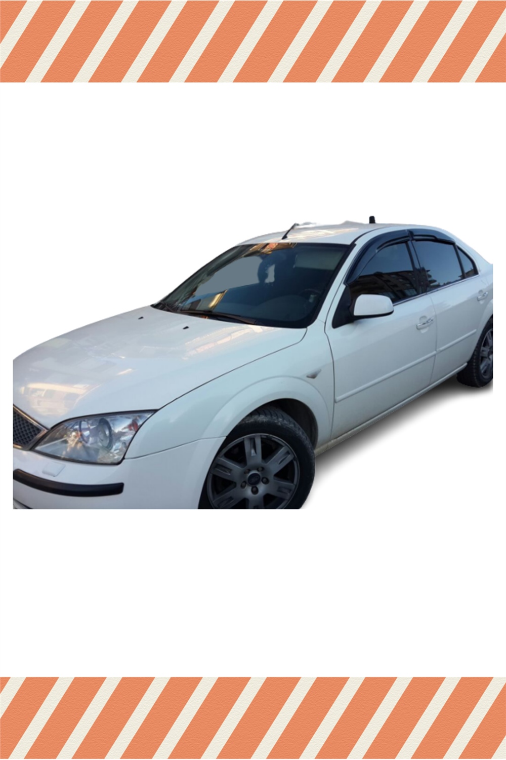 Ford Mondeo  (Mk3) 2001-2007 Modellerine Özel 4Lü Mügen Tip Cam Rüzgarlığı