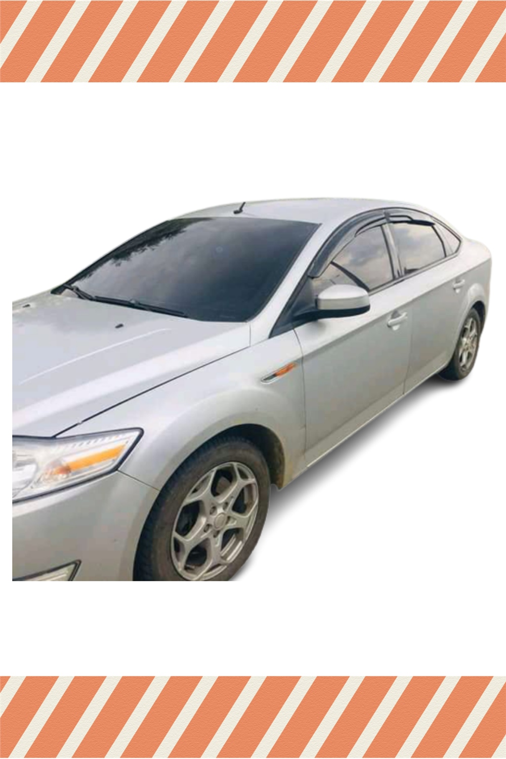 Ford Mondeo (Mk4) 2008-2013 Modellerine Özel 4Lü Mügen Tip Cam Rüzgarlığı