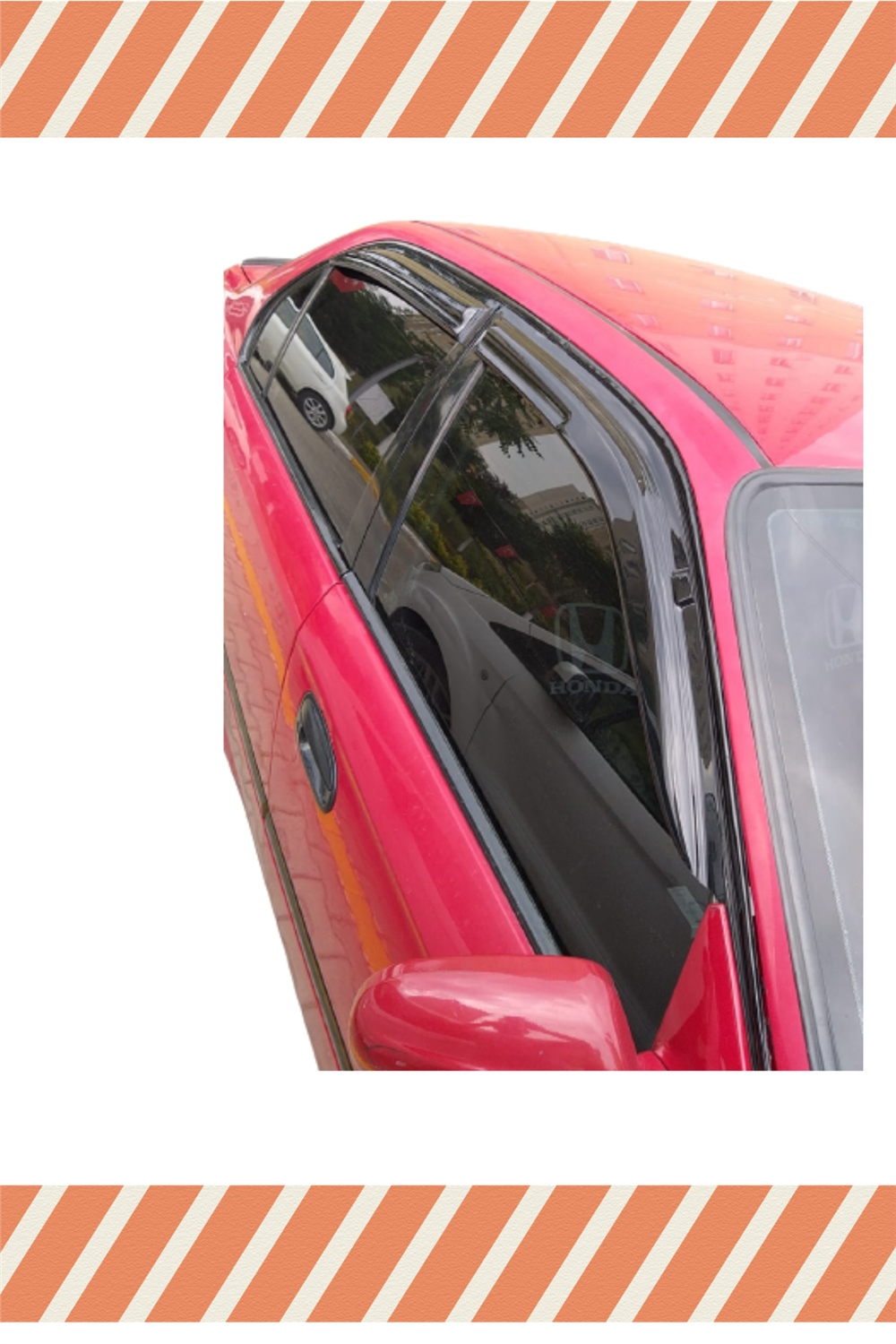 Honda Civic Sedan 1992-1995 Modellerine Özel 4Lü Mügen Tip Cam Rüzgarlığı