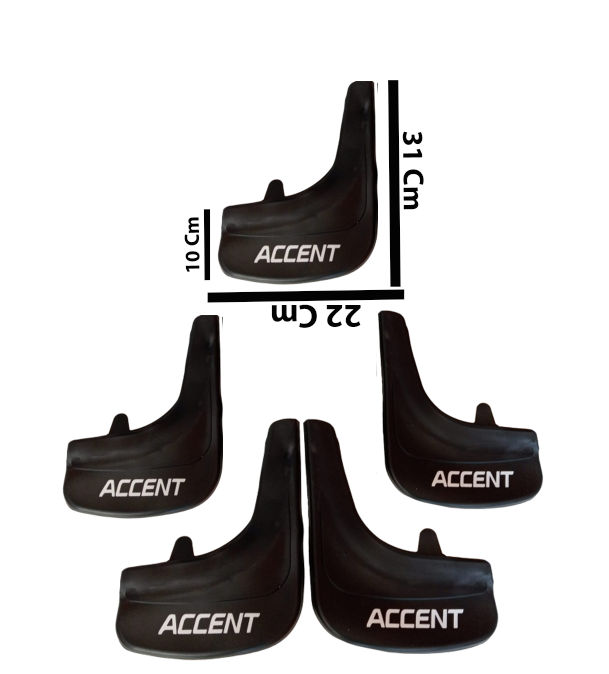 Hyundai Accent Milenyum Accent yazılı 4Lü Tozluk Çamurluk Paçalık