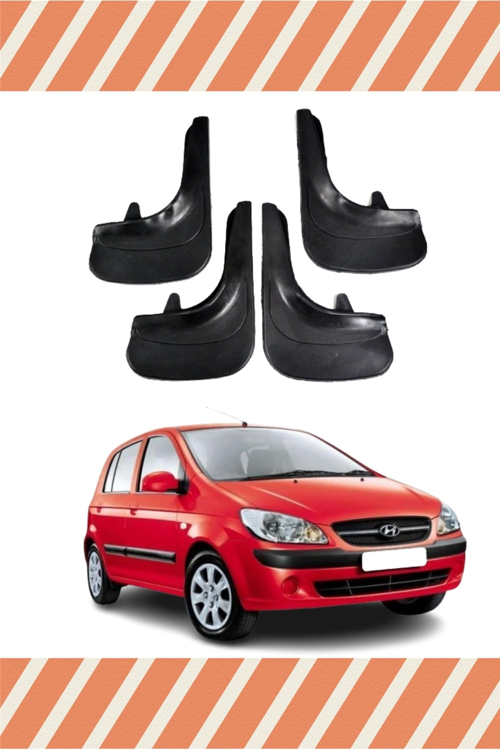 Hyundai Getz Tüm Kasalar 4Lü Tozluk Çamurluk Paçalık   
