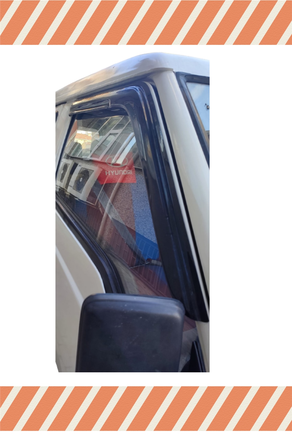 Hyundai H100 Minbüs Tüm  Modellerine Özel 2Li Mügen Tip Cam Rüzgarlığı