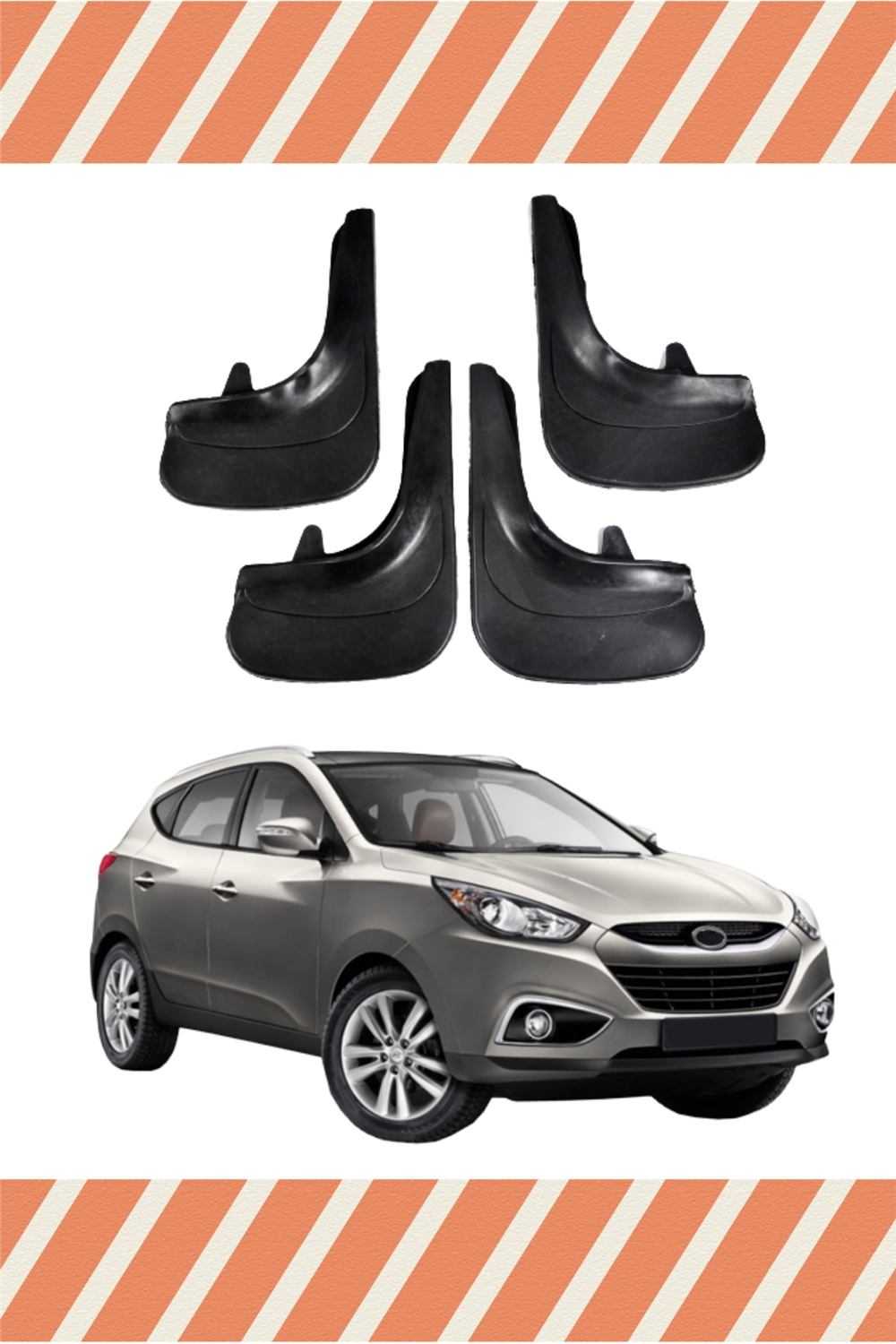 Hyundai İx 35 Tüm Kasalar 4Lü Tozluk Çamurluk Paçalık   