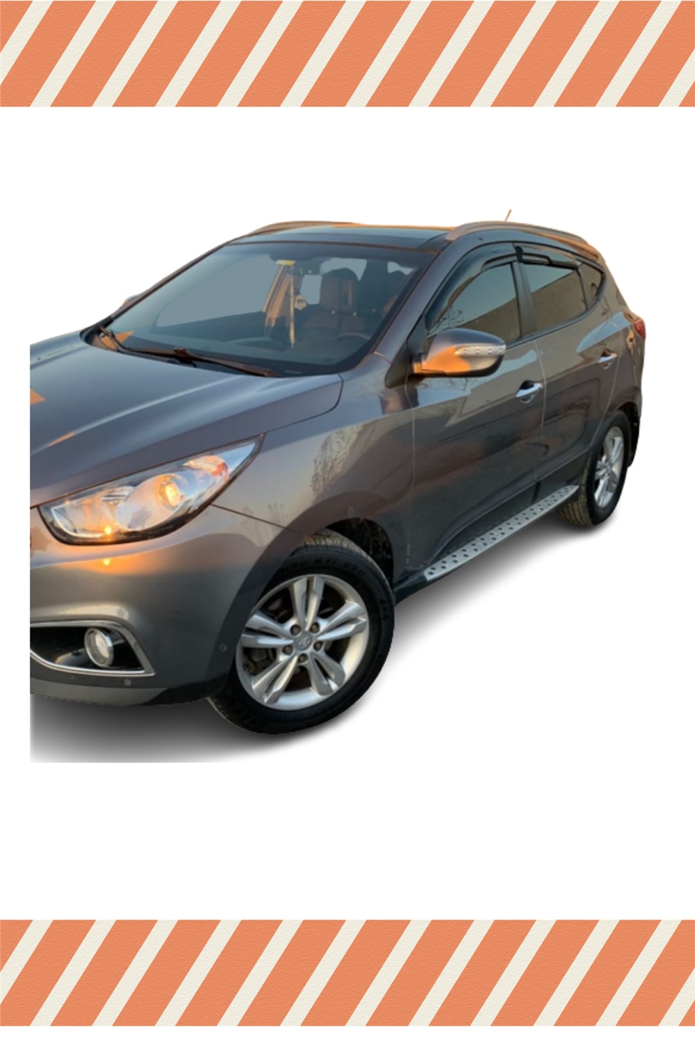 Hyundai  İx-35 Tüm  Modellerine Özel 4Lü Mügen Tip Cam Rüzgarlığı
