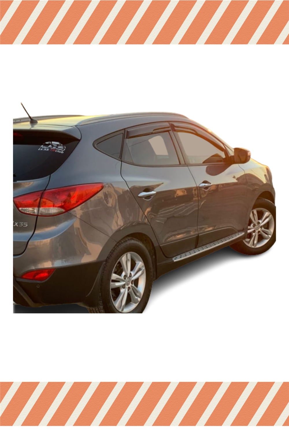 Hyundai  İx-35 Tüm  Modellerine Özel 4Lü Mügen Tip Cam Rüzgarlığı